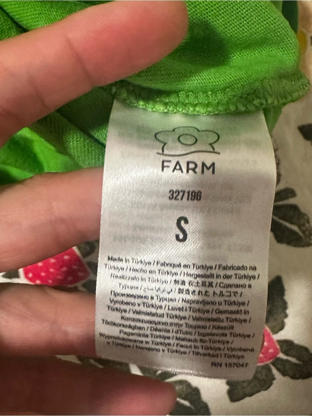 FARM rio Green Tee crop - Picture 3 of 3